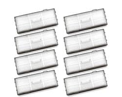 Vervangend filter geschikt voor Roborock S7 S7+ S7 Max Ultra S8 Pro Ultra S8+ S8 S7 MaxV S7 MaxV Plus T7S T7 plus T7S plus robotstofzuiger, wasbaar - harde vloerfilter, 8 stuks
