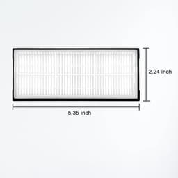 Vervangend filter geschikt voor Roborock S7 S7+ S7 Max Ultra S8 Pro Ultra S8+ S8 S7 MaxV S7 MaxV Plus T7S T7 plus T7S plus robotstofzuiger, wasbaar - harde vloerfilter, 8 stuks — thumbnail 3