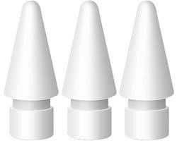 Maleys Apple Pencil Vervangende Puntenset | 5 Stuks | Geschikt voor iPad Pro, Air & Mini | Compatibel met Apple Pencil Generatie 1 & 2 | Wit | Stylus Tip Accessoire