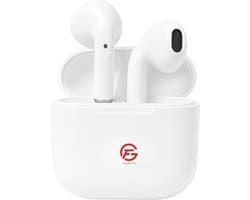Draadloze Oordopjes Bluetooth 5.3 – Snelle Verbinding – Lange Batterijduur – Ingebouwde Microfoon – Geschikt voor iPhone & Android – Wit