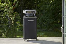 Cozze® Outdoor Kitchen - Smalle Buitenkeuken Tafel - BBQ Werkstation - Met RVS Werkblad - 110 cm — thumbnail 2