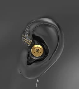 KZ EDX Pro - In-Ear Monitors - Met Microfoon - Dynamische Driver - Hifi Geluidskwaliteit - Verwisselbare Kabel - Universele Pasvorm - Zwart - Bedraad — thumbnail 4