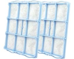 Multaparts® motor filter geschikt voor Bosch / Siemens - set van 2 stuks- | Filter in kunststof frame voor achter de stofzak | Afmetingen 15,4 x 10,7 x 1,5 cm | Alternatief voor 00608784 (608784), 00578863 (578863) en VZ01MSF