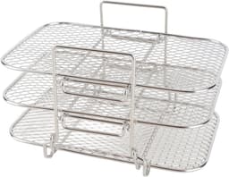 Allecto Premium - Dubbele Airfryer Rack voor Airfryer Stand - Multifunctionele Dehydrator Racks met Meerdere Lagen. Voeg extra laag toe! — thumbnail 3