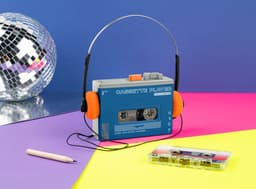 Bluetooth Auto Reverse Cassette Speler - Blauw — thumbnail 2