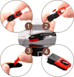 Grammofoon / platenspeler accessoires (set 3) — thumbnail 4