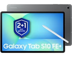 Samsung Galaxy Tab S10 FE Plus - 5G - 256GB - Gray + 1 jaar extra garantie
