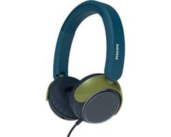 PHILIPS TAK2000CT - On Ear bedrade opvouwbare hoofdtelefoon voor kinderen - beperkt volume, Audio delen, 3,5 mm- en USB-C-kabel meegeleverd - Kristal Groen — thumbnail 1