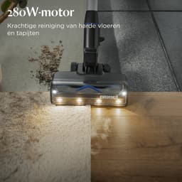 BISSELL PowerClean FurGuard Draadloze Steelstofzuiger - 280W Motor - 50 Min Gebruikstijd - Anti-klit Borstel - 2 in 1 Steel- en Handstofzuiger - Zelfstaand Design - HEPA-filter - LED-koplampen - Stick Vacuum Cleaner - Verwijderbare Batterij - 4093N — thumbnail 2