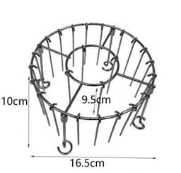 Airfryer grill, gemaakt van eetbare kwaliteit roestvrij staal materiaal, geschikt voor het DIY van allerlei soorten spiesen. Geschikt voor airfryers, ovens, enz. — thumbnail 4