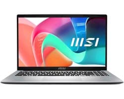 MSI Modern 15 F13MG-430NL Intel® Core™ i5 i5-1334U Laptop 39,6 cm (15.6") Full HD 16 GB DDR4-SDRAM 512 GB SSD Wi-Fi 6E (802.11ax) Windows 11 Home Zilver