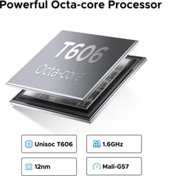 DOOGEE Tablet U11-Android 15 -11 inth 90 Hz-16 GB RAM+ 128 GB ROM/TF 2TB - Dubbele boxluidsprekers - 8580 mAh - Face ID - 5G WiFi - Widevine L1 - GPS - Blauw — thumbnail 3