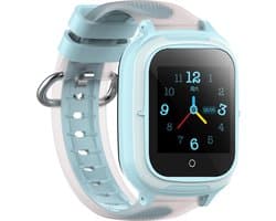 Evy24 Smartwatch Kinderen - 4G Kinderhorloge - Videobellen en GPS Tracker kind - Smartwatch Android - Kids Smartwatch - Blauw