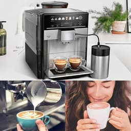 Pack of 4 Milk Hose - Stainless Steel Set for Siemens EQ6 - Met Cleaning Brush - Compatible with Bosch VeroAroma Coffee Machines - Ideaal voor Perfecte Koffiegenot — thumbnail 2
