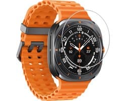 Screenprotector - Geschikt voor Samsung Galaxy Watch Ultra (47 mm) - Sterk & Shockproof - Tempered Glass - Gehard Glas - Beschermglas Screen - Bescherm Protector - Cover voor Smartwatch