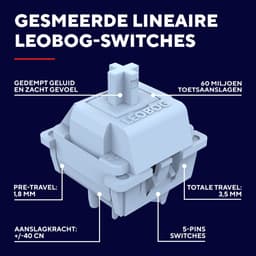 Trust GXT 872 Xyra - TKL Mechanisch Gaming Toetsenbord - Hot-Swappable LEOBOG Seiya-switches - Volledig RGB - Bedraad - PC/PS5 - US QWERTY — thumbnail 2