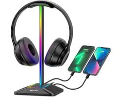 Gaming Headset Houder - Headset Houder - Koptelefoon Standaard - Koptelefoon Houder - Hoofdtelefoon Houder - Headphone Stand - met USB-C Kabel