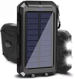 PureVolt Powerbank 20.000mah - Geschikt voor IPhone & Samsung - Powerbank op Zonneenergie - Solar Charger — thumbnail 2