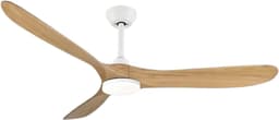 Nivard Plafondventilator - Met Verlichting - Plafond Ventilator - Met Lamp - Plafonniere Met Ventilator - Met Licht - Stijl E - 150cm — thumbnail 1