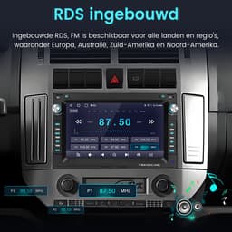 JUNSUN Android 15 Autoradio Geschikt voor VW Polo 9N Golf Jetta MK4 Passat T5 - Draadloos Carplay & Android Auto & Achteruitrijcamera - GPS-navigatiesysteem - Stuurwielbediening - Bluetooth - 7 Inch IPS TouchScreen - Wifi - RDS - Plug & Play — thumbnail 3