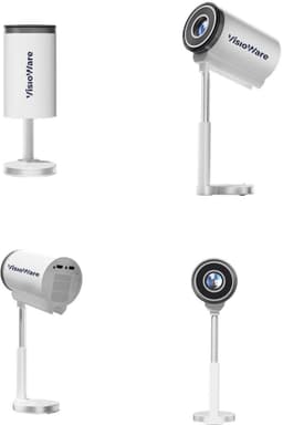 Visioware® Mini Beamer 720p HD – Draadloos WiFi & Bluetooth – Compact & Draagbaar – HDMI/USB + Afstandsbediening — thumbnail 1