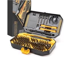 145 in 1 Precisie Schroevendraaierset - Magnetische Precisie Schroevendraaierset - Mini Gereedschapsset met Torx Triwing Bits - Reparatieset voor iPhone, Switch, PS5, Xbox, Laptop, Camera, Bril