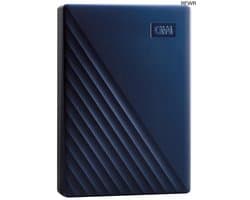 RFWR® Draagbare harde schijf 5 TB - Slank ontwerp, Compatibel met Time Machine, USB-C en USB-A, Wachtwoordbeveiliging
