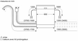 vaatwasser 60cm 12 couverts 48db - bosch - SMS25AW05E — thumbnail 7