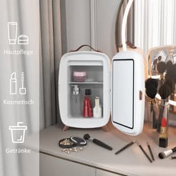 HOMCOM-Mini Kühlschrank-Kunststoff, Glas-24,3L x 19,4B x 35,6H cm-Weiß — thumbnail 3