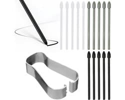 - 15 stuks reservepunten compatibel met Samsung S Pen - Stylus tip kit voor Galaxy Tab S6/S6lite/S7/S7FE/S8/S8+/S8Ultra/S9/S9+/S9Ultra/S9Ultra/S9FE/N10/N20/S21Ultra/S23Ultra