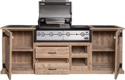 Outside Meubelen | Buitenkeuken - Padang | Boretti Ligorio Top BBQ | Hardstenen blad | Steigerhout | Tuinmeubelen — thumbnail 2