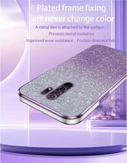 Allecto Plus - Beschermhoes voor Xiaomi Redmi 9 - Slank Ontwerp - Siliconen - TPU - Schokbestendig - Anti-kras - Stijlvolle Sticker - Zwart — thumbnail 4