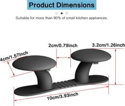 6x Kabel organiser - Kabelhouder - Kabelhaspels - Winder Snoer Clip - Kabel Draad Clips - Snoer Houder - Kabel Houder Clips - Kabelhaspel Apparaten - kabelgeleiding - Zelfklevend - Voor USB Kabels, Draden, Mixers, Koffiemachines, Air Fryers — thumbnail 5