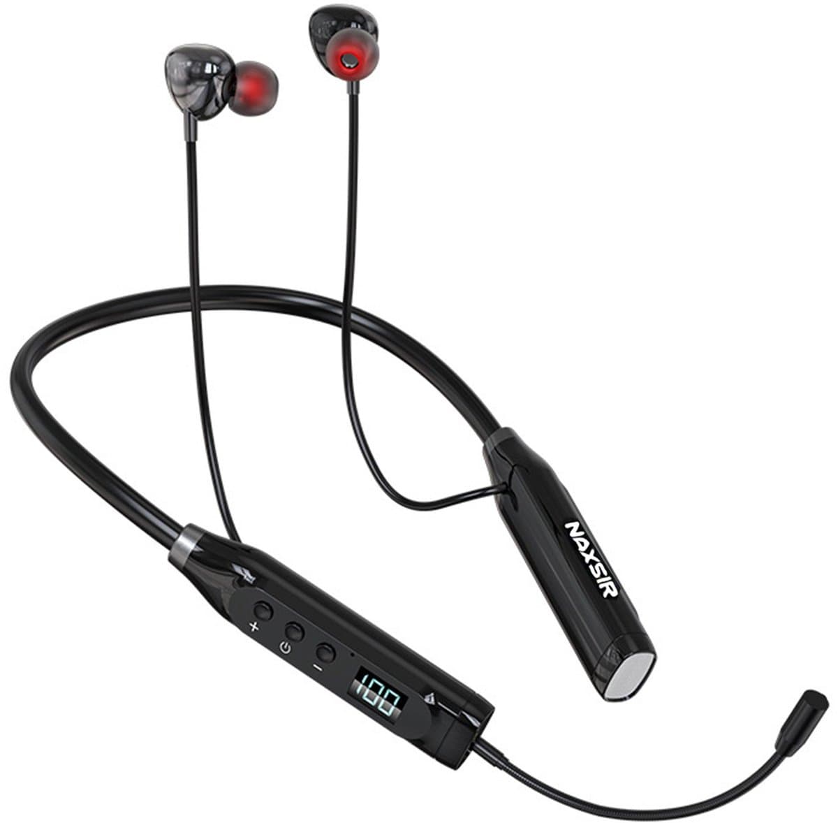 NAXSIR Draadloze Open-Ear Hoofdtelefoon - Nek-hangende hoofdtelefoon - Bluetooth 5.3 | 10 Uur Speeltijd — afbeelding 1