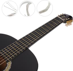 Nylon gitaar snaren - Akoestische gitaar - Gitaarsnaren Set - Klassieke Gitaarsnaren - Set van 6 Gitaarsnaren voor Klassieke Akoestische Gitaar - Snarenset - Nylon Snaren - 6 Snaren - Europese Kwaliteit - Gitaarsnaren — thumbnail 5