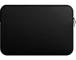 Laptop Soft Sleeve (Laptophoes) | Zwart | 14 inch | (spat) Waterdicht | Schokbestendig | Neopreen | Laptophoezen