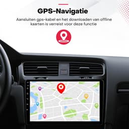 Boscer Autoradio 2Din Universeel - Android 15 - Apple Carplay & Android Auto (Draadloos) - 10.1 Inch HD IPS Touchscreen - 8-Core 4+64GB - Interne Koeler - GPS Navigatiesysteem - USB, Bluetooth, WiFi & MP5 - Achteruitrijcamera & Microfoon — thumbnail 5