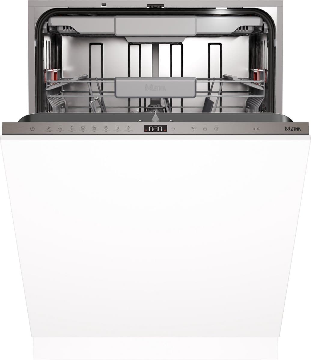 ETNA VW942HN - Inbouw vaatwasser XXL - 60 cm - Flexibele besteklade - Sleepscharnier - Koolborstelloze motor - Zuinig en Stil - Intensieve Zone - Nachtprogramma — afbeelding 1