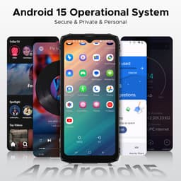 DOOGEE Blade 10 Pro Energy 4.5G - Robuuste Telefoon - Smartphone - 32 GB RAM+256 ROM（2TB/TF) - Android 15 - 6,56-inch HD+ 90Hz - 6150mAh/18W - IP68 - 10.7mm - Face ID - NFC - GPS - Zwart — thumbnail 4