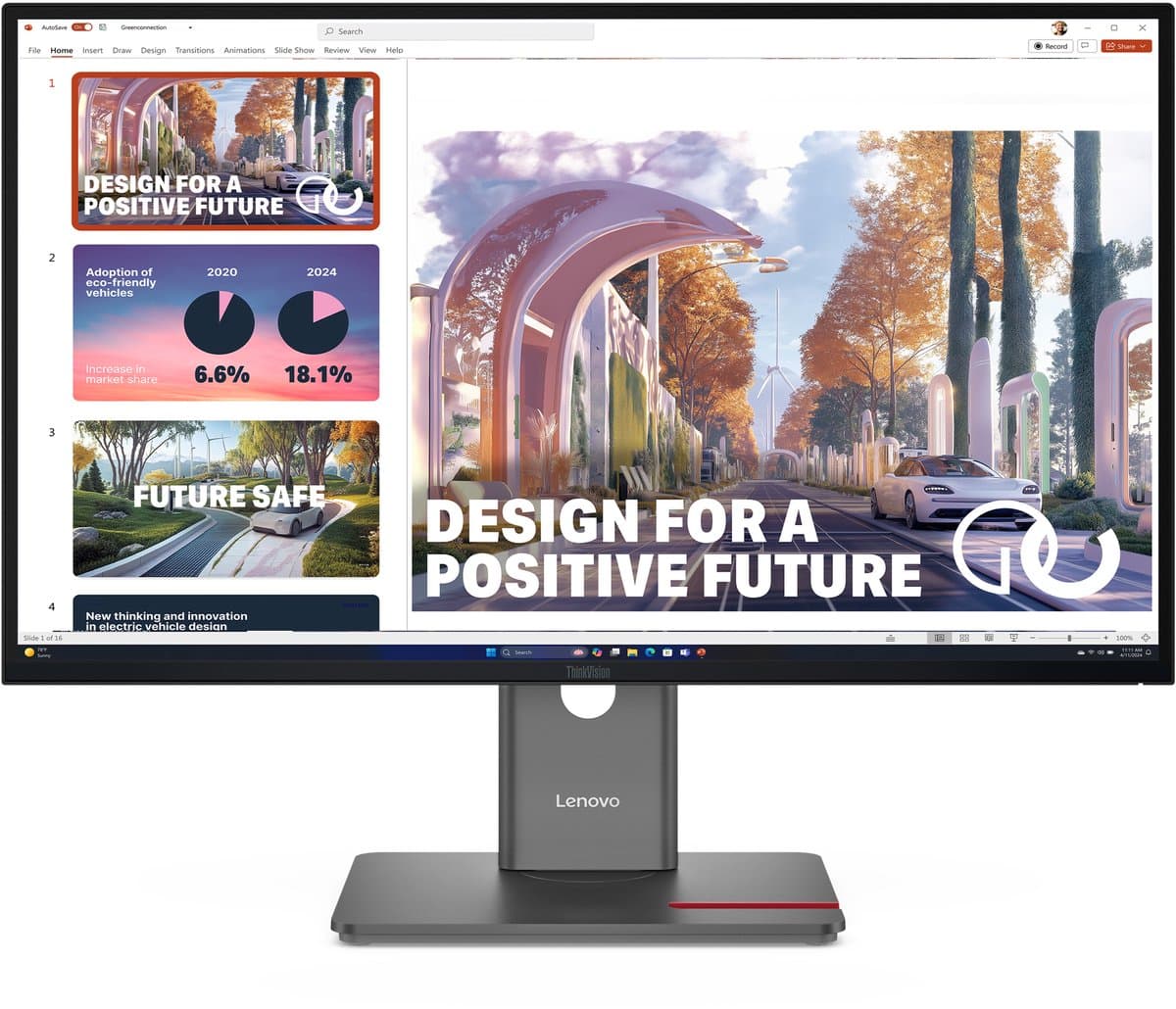 Lenovo ThinkVision P27QD-40 Monitor — afbeelding 1
