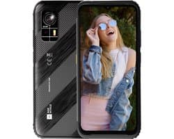 AGM H6 dunne robuuste waterdichte en schokbestendige Android Smartphone 8 GB, 256 GB, 50 MP, Android 13, Zwart