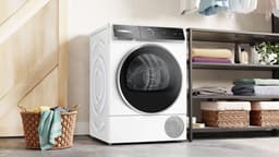 Bosch WQB246CPNL - Serie 8 - Wasdroger - Warmtepompdroger - Zelfreinigende condensor - Blijvend energiezuinig - Zeer stil- 9 kg - Droogt zoals jij wilt met Auto Dry - Wit — thumbnail 10