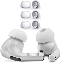 Siliconen dopjes geschikt voor Apple AirPods Pro - Vervangende Siliconen Oordopjes - Wit - Medium - 3 paar - Frisse dopjes voor jouw AirPods Pro - CHPN — thumbnail 1