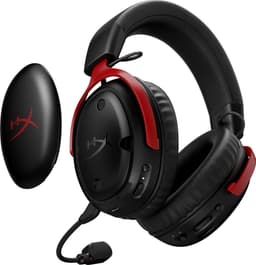 HyperX Cloud III S Wireless - Gaming Headset - Draadloos - Bluetooth & 2.4GHz - Spatial Audio - 120uur Batterij - PC/PS5/Switch2/Mobiel/Steamdeck - Zwart/Rood — thumbnail 1