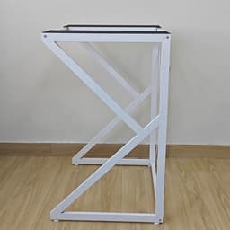 SERALUXE - Wasmachine Kast - Wasmachine Verhoger- Metaal - Wit - Universeel Wasmachine en Droger Kast - Wasmachine Ombouw - Wasmachinerek - Wasmachine Sokkel- Robuust - Stabiel - Stevig - Anti Vibratie — thumbnail 2