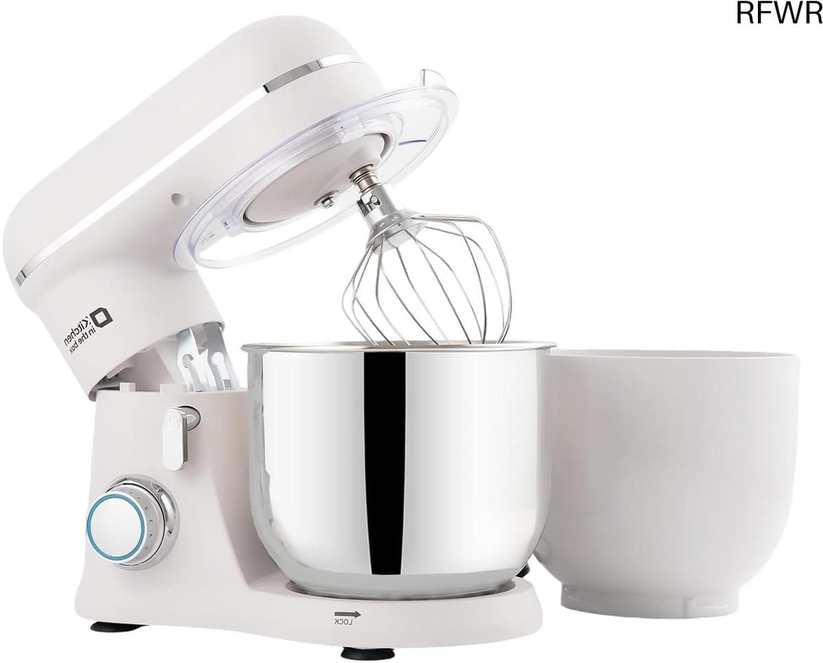 RFWR® Compacte keukenmachine met dubbele 3,5L kommen en 10 snelheden — afbeelding 1