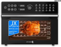 RFWR® Digitale heteluchtfriteuse oven 30L met rotisserie - XL Familieformaat 18-in-1 Dual Cook met 360° hete luchtcirculatie — thumbnail 1
