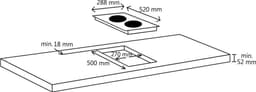 vidaXL Keramische kookplaat met 2 kookzones aanraakbediening 3000 W — thumbnail 5