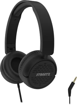 Streetz H100-BLK hoofdtelefoon/headset Hoofdtelefoons Bedraad Hoofdband Muziek Zwart — thumbnail 1