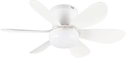 REALITY LUND - Plafondventilator - Wit mat - incl. 1x SMD 8 W - Licht apart schakelbaar - Afstandsbediening - Dimbaar - Traploos instelbare lichtkleur - Nachtlampje - Geheugenfunctie - 3 snelheidsinstellingen - Timer - Zomer- en wintermodus — thumbnail 5